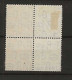 1924 MH Great Britain SG 420d Part Booklet Pane With Adverticement Labels - Unused Stamps