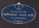 DROME 26 - PLAQUE DE CONCOURS HIPPIQUE - ELIMINATOIRE 4EME CATEGORIE - CHAMPIONNAT RHONE-ALPES - 1981 - Reiten