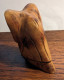 Figurine Chouette / Hibou En Bois Sculpté Vernis - Other & Unclassified