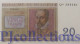 BELGIO - BELGIUM 20 FRANCS 1956 PICK 132b AUNC - 20 Francs