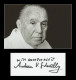 Andrew Schally - American Endocrinologist - Signed Card + Photo - Nobel - Uitvinders En Wetenschappers