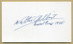 Walter Gilbert - Molecular Biology Pioneer - Signed Card + Photo - Nobel Prize - Inventors & Scientists