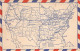 Air Mail Routes USA Gel.1929 - Rutas Americanas