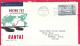 FIRST FLIGHT  B707 QANTAS FROM HONOLULU TO SIDNEY *AUG 1, 1959* ON OFFICIAL COVER - Primeros Vuelos