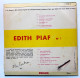 LP 33 TOURS 25 Cm EDITH PIAF N° 1 MON LEGIONNAIRE FRANCE PHILIPS B 76.081 R - Special Formats