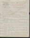 PARIS 1899 LETTRE DU TRIBUNAL ARBITRAL CONSTRUCTION DU CHEMIN DE FER DE LINARÈS À ALMÉRIA ESPAGNE 2 PAGES : - Chemin De Fer