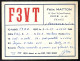 1951 Carte QSL F3VT Félix Matton 06 NICE (vignette Au Dos) - Otros & Sin Clasificación