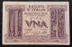 ITALY- 1 LIRA 1939. - Italië – 1 Lira