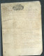  Manuscrit De 1709 De 4 Pages , 1er Et 4è Page Scannée , De Droue ( Loiret ) Cachet Généralité D'Orléans - Modb 21302 - Manuscrits