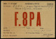 1954 Carte QSL F 8PA A. Goubet 78 MAISONS-LAFFITTE - Andere & Zonder Classificatie