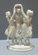 Delcampe - -JOLI SUJET GROUPE De 3 SYLPHIDES NYMPHES PIERRE RECONSTITUEE Collection    E - Stone & Marble