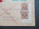 Delcampe - Am Post 14.10.1946 MiF Nr.6 (2) Eckrandstück Und Nr.31 (2) Durch Eilboten / Express Passau - München - Lettres & Documents