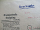 Bandaufdruck 1948 Nr.37 I EF Dekorativer Umschlag Kreissparkasse Straubing Mit Werbung Besucht Die Rennen Traberstadt - Briefe U. Dokumente