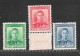 NEW ZEALAND 1938 - 1944  ½d, 1½d, 3d SG 603, 608, 609 UNMOUNTED MINT Cat £5.40 - Ungebraucht