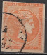 GREECE Plateflaw White Vertical Line Behind The Head On 1880-86 LHH Athens Issue On Cream Paper 10 L Yellow Orange Vl 70 - Variétés Et Curiosités