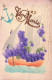 FANTAISIES - Brodée - Colorisé  - Carte Postale Ancienne - Embroidered