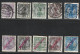 Portugal Stamps 1910 D Manuel II & Surcharge Republica Condition Used  #156, 157, 158, 161, 164, 165 - Oblitérés