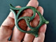 C.3rd Century AD Large Fragment Of A Bronze Celtic Applique With A Triskele As Motif - Archeologie