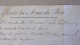 SOCIETE DES AMIS DU ROI 1818  RECU DE MR BUREAU DE LA GAUDINIERE ... NANTES  LE TRESORIER DECHAILLE // ROYALISME GUERRE - Documents Historiques