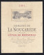 Domaine De La Nougarréde 2001 - Côtes De Bergerac - - Bergerac