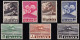 IS224 – ISLANDE – ICELAND – 1948 – ERUPTION OF HEKLA VOLCANO – SC # 246/52 MNH 81 € - Unused Stamps