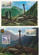 1970 ANDORRE N° 160 0.45 Croix Gothique Meritxell Carte Maximum  Fdc Andorra La Vella Maxi Card Premier Jour + 1 Carte - Maximum Cards