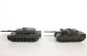 ROCO MINITANKS HO N°257 LEOPARD 1 + N°329 LEOPARD 2 - MILITAIRE CHAR COMBAT ALLEMAND - MODELE REDUIT COLLECTION (1712.1) - Tanks