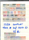 Timbres FRANCE 1938+1939+1940+1941+1948+1949+1952+1953 VOIR DETAIL SUR PHOTOS - Autres & Non Classés