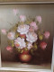 Tableau Bouquet De Fleurs Signé Robert Cox - Huiles