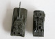 Delcampe - ROCO MINITANKS HO N°257 LEOPARD 1 CHAR COMBAT + N°515 M548 LANCE MISSILE, ROCKET - MODELE REDUIT MILITAIRE (1712.6) - Panzer