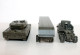 Delcampe - ROCO MINITANKS HO N°329 LEOPARD 2 CHAR COMBAT + Z-196 CAMION BARGE TRANSPORT + Z-197 - MODELE REDUIT MILITAIRE (1712.7) - Panzer