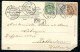 Timbres Du Levant Sur Cpa,  Cachet à Date Jérusalem Palestine Du 3 Octobre 1905 à Destination De Rotterdam. - Lettres & Documents