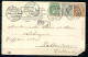 Timbres Du Levant Sur Cpa,  Cachet à Date Jérusalem Palestine Du 3 Octobre 1905 à Destination De Rotterdam. - Briefe U. Dokumente