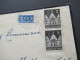 1948 Bizone Bauten Nr.73 (2) Drucksache / Trauerbrief Stempel Niedermurach Oberviechtach (Bayern) - Storia Postale