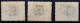 Regno 1890- Segnatasse - Tipi Del 1870 - Mascherine - 3 Valori Usati - Postage Due