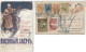 Russia Empire & USSR Postcards & Postal History Lot In 34 Pcs Including Scarce Propaganda Reg To Libya (18scans) - Collections