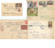 Delcampe - Russia Empire & USSR Postcards & Postal History Lot In 34 Pcs Including Scarce Propaganda Reg To Libya (18scans) - Verzamelingen