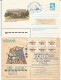Delcampe - Russia Empire & USSR Postcards & Postal History Lot In 34 Pcs Including Scarce Propaganda Reg To Libya (18scans) - Sammlungen