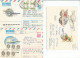 Delcampe - Russia Empire & USSR Postcards & Postal History Lot In 34 Pcs Including Scarce Propaganda Reg To Libya (18scans) - Collezioni