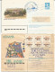 Delcampe - Russia Empire & USSR Postcards & Postal History Lot In 34 Pcs Including Scarce Propaganda Reg To Libya (18scans) - Verzamelingen