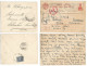 Delcampe - Russia Empire & USSR Postcards & Postal History Lot In 34 Pcs Including Scarce Propaganda Reg To Libya (18scans) - Verzamelingen