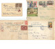 Delcampe - Russia Empire & USSR Postcards & Postal History Lot In 34 Pcs Including Scarce Propaganda Reg To Libya (18scans) - Collections