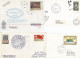 Delcampe - Russia Empire & USSR Postcards & Postal History Lot In 34 Pcs Including Scarce Propaganda Reg To Libya (18scans) - Colecciones