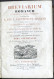 Breviarum Romanum In Quatuor Anni Tempora Divisum - Pars Autumnalis - Ed. 1828 - Altri & Non Classificati