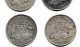 AUSTRALIE  GEORGES VI  ,6 Pence,   Lot De 4 Monnaies, Annés De 1942 à 1944  Argent , TB+ - Zonder Classificatie