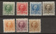 1907 MH Denmark Mi 53-59 - Nuevos