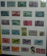 Rare Lot De 80 Timbres Américains USA 1940's-1950's Air Mail Presidents WW2 Einstein - Gebraucht