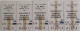 5 TICKETS TICKET 1971 . 1 JOUR LAC LEMAN  MONTREUX TOUR DU LAC SUPERIEUR 2EME CLASSE  HAUTE SAVOIE - Europa