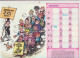 VIEUX  PAPIERS   B.D.  CALENDRIER   " LES COMPTES DE L'AMERE LOI  "   1976. - Formato Grande : 1971-80