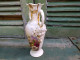 Ancien Vase Porcelaine De Paris Anses Têtes De Chérubins / Amours Angelots Anges - Sonstige & Ohne Zuordnung